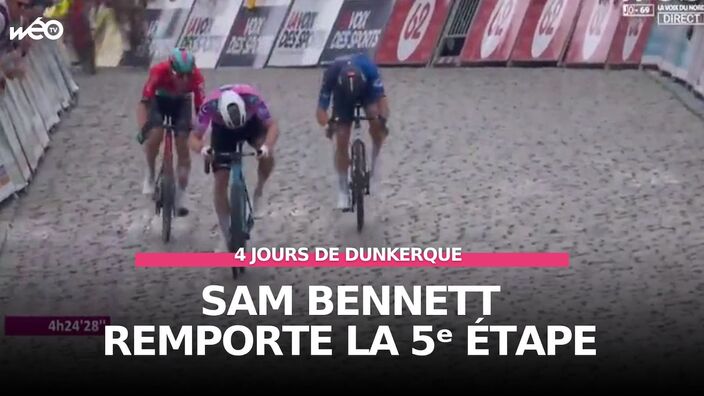 Sam Bennett remporte la 5ᵉ étape des 4 Jours de Dunkerque