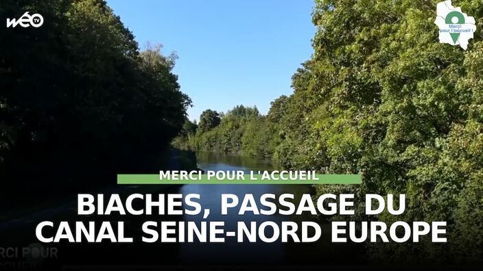Biaches (80) - Canal Seine Nord et tourisme de mémoire