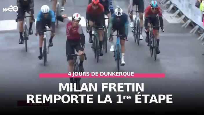 Milan Fretin remporte la 1ʳᵉ étape des 4 Jours de Dunkerque : Dunkerque - Le Touquet