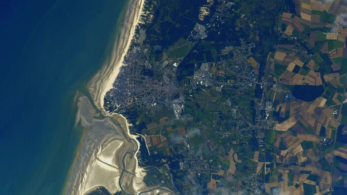 Thomas Pesquet poste une photo de Berck prise depuis l’ISS