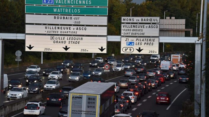 Le boulevard périphérique de Lille