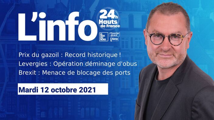 Le JT des Hauts-de-France du mardi 12 octobre 2021