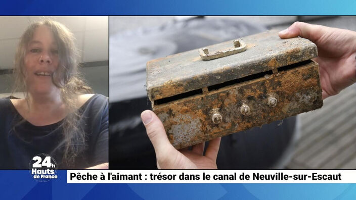 L’info des territoires : Pêche à l’aimant : trésor dans le canal de Neuville-sur-Escaut