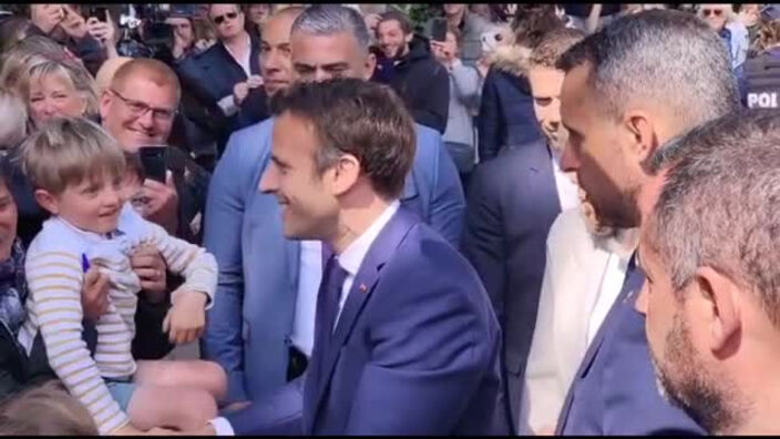 Emmanuel Macron a voté au Touquet