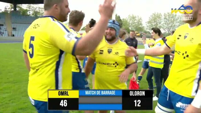 Rugby : l'OMR monte en Nationale 2 !