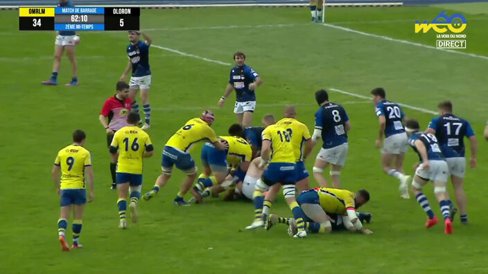 Rugby : OMR - FC Oloron : le match en intégralité