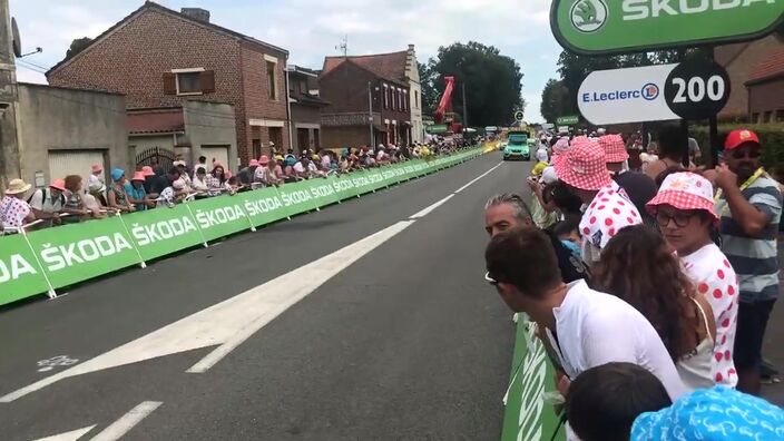 Tour de France : l'arrivée à Wallers 