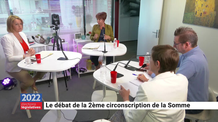 Zahia Hamdane face à Barbara Pompili dans le débat de la 2e circonscription de la Somme