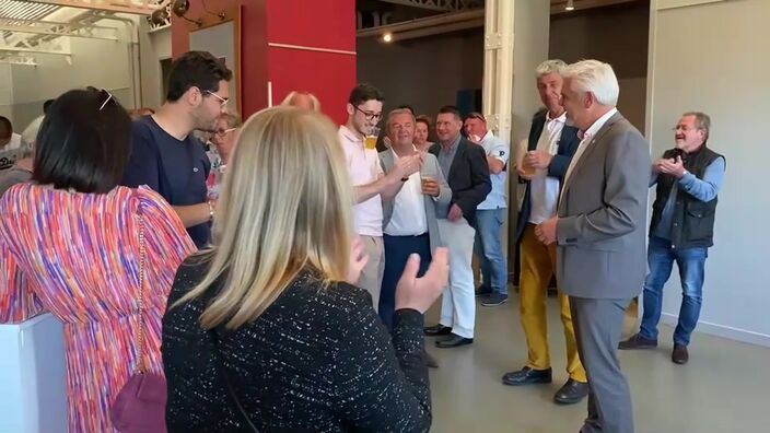 Législatives (4e) : à Étaples, Philippe Fait félicité par ses troupes