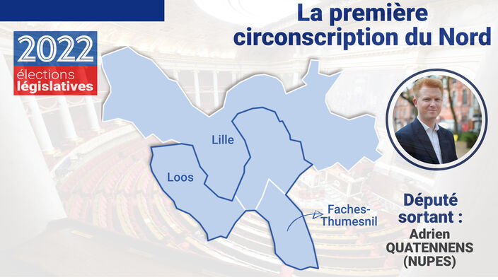 Législatives 2022 : les candidats dans la 1ère circonscription du Nord