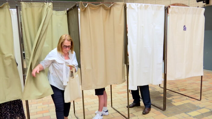 Laurent Pietraszewski a voté à Armentières pour le 1er tour des législatives 2022