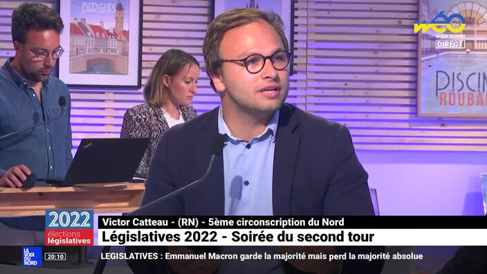 "Les barrages (contre le RN) ne fonctionnent plus" : réaction de Victor Catteau (RN)