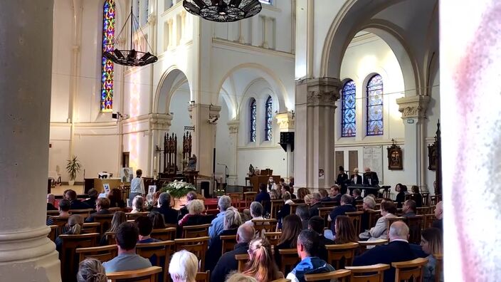 Les proches de Jonathan Destin réunis dans l’église de Marquette-lez-Lille