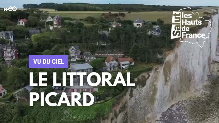 Vu du ciel : le littoral picard