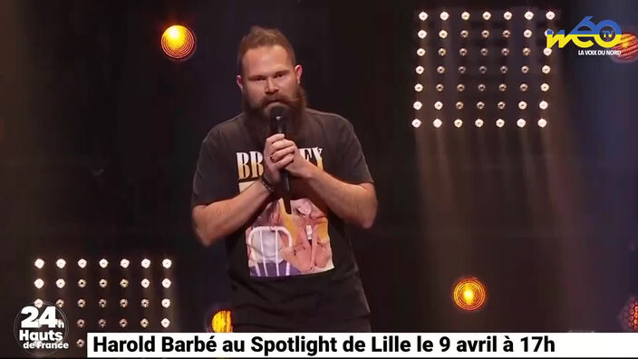 Notre invité, l’humoriste Harold Barbé !