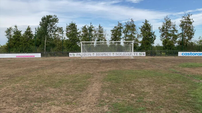 Les terrains de foot touchés par la secheresse