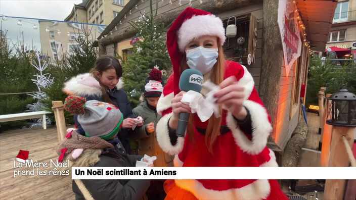 La féérie de Noël à Amiens - « La mère Noël prend les rênes »