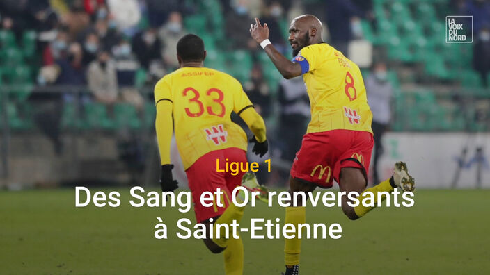 Un RC Lens renversant s'impose à Saint-Etienne