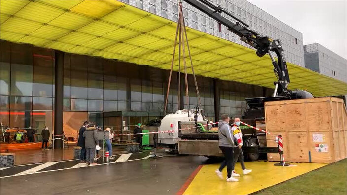 L'arrivée du nouvel IRM au centre hospitalier de Douai 