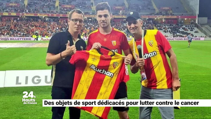 Des objets de sport dédicacés pour lutter contre le cancer