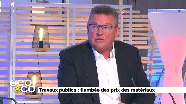 Travaux publics : flambée des prix des matériaux