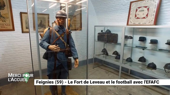 Merci pour l'accueil: Feignies (59), le fort de Leveau et le football avec l'EFAFC 