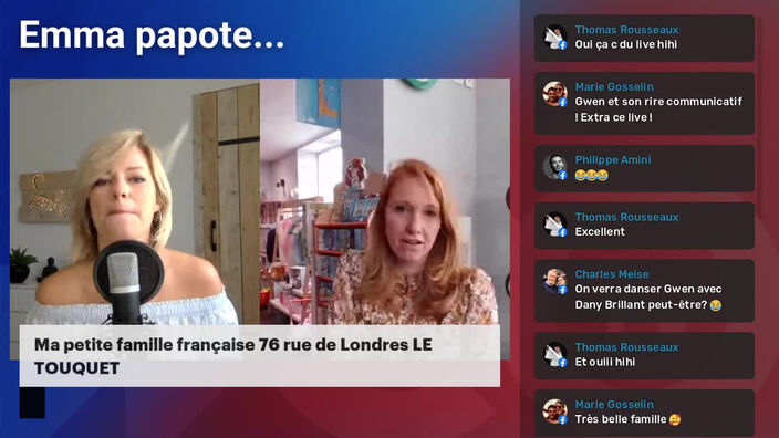 Emma papote... avec Gwenaëlle de la boutique "Ma petite famille Française"