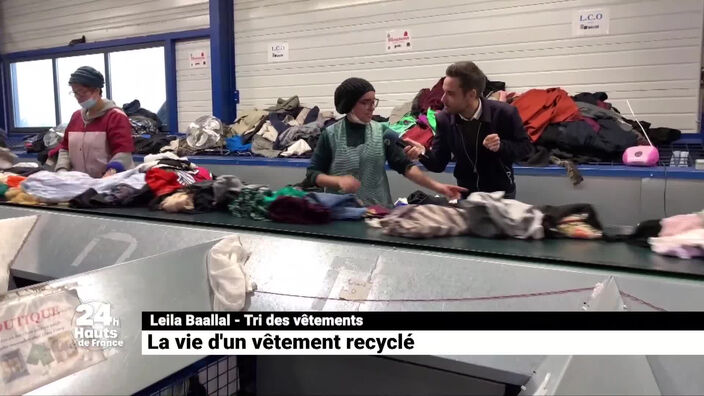 Noham recycle ses vêtements !