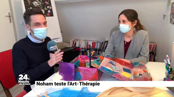 Noham teste l'art-thérapie