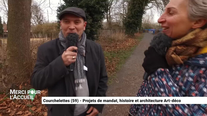 Merci pour l'accueil: Courchelettes (59), projets de mandat, histoire et architecture Art-déco