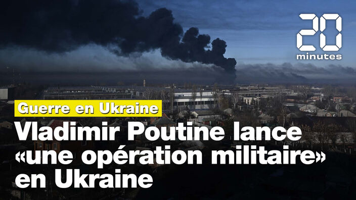 Guerre en Ukraine: Poutine lance «une opération militaire»