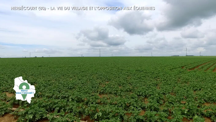 Merci pour l'accueil: Herbécourt, la vie du village et l'opposition aux éoliennes