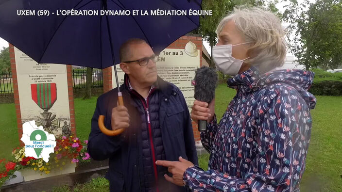 Merci pour l'accueil: Uxem, l'opération dynamo et la médiation équine
