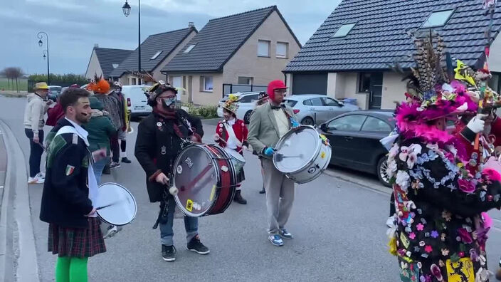 Carnaval : une bande improvisée a eu lieu à Téteghem