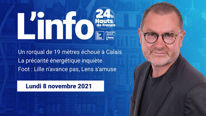 Le JT des Hauts-de-France du 8 novembre 2021