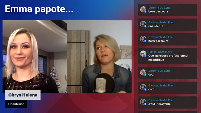 Emma papote... avec Chrys Helena, chanteuse.
