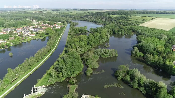 Drone de vue : la baie de Somme