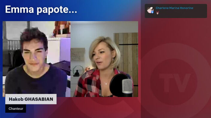 Emma papote... avec Hakob GHASABIAN, chanteur.