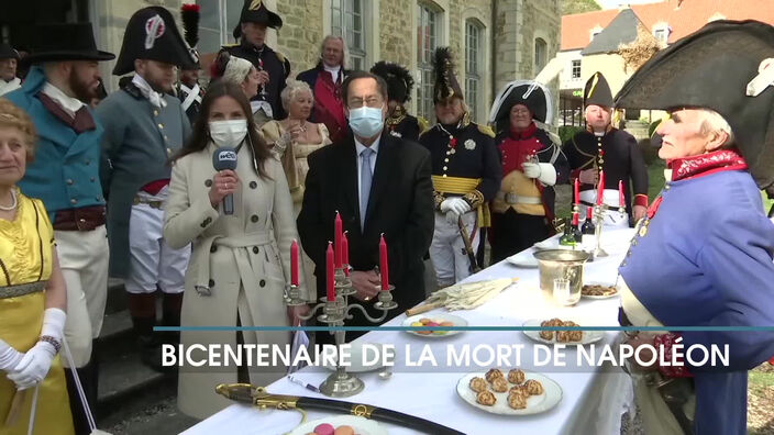 Bicentenaire de la mort de Napoléon : En direct du Château de Pont de Briques à Saint-Léonard