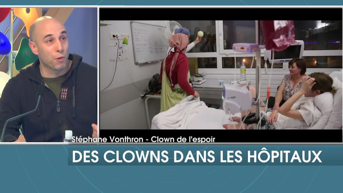 Des clowns dans les hôpitaux