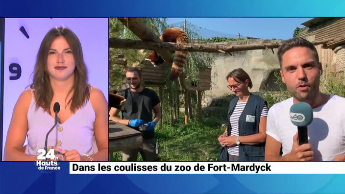 Noham dans les coulisses du parc zoologique de Fort Mardyck 