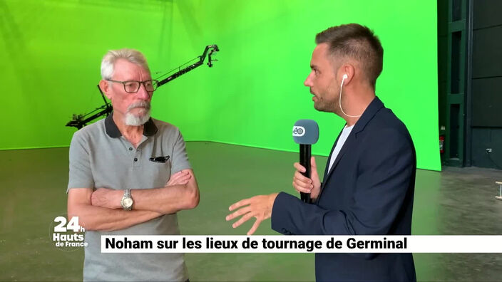 Noham sur les lieux du tournage de Germinal