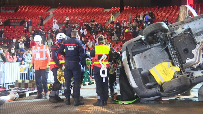 Amiens : Les sapeurs-pompiers se défient au challenge national de désincarcération