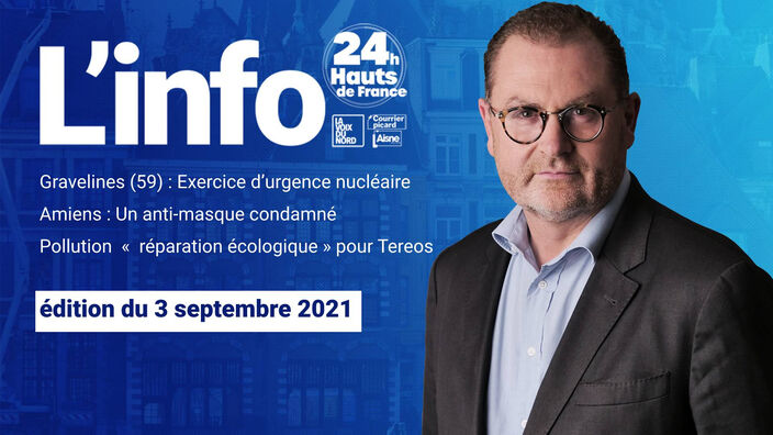 Le JT  des Hauts-de-France du 3 septembre 2021