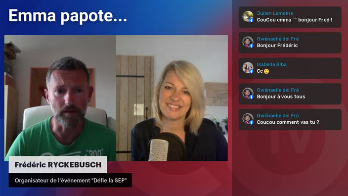 Emma papote avec Frédéric RYCKEBUSCH, organisateur de l'événement "Défie la SEP"
