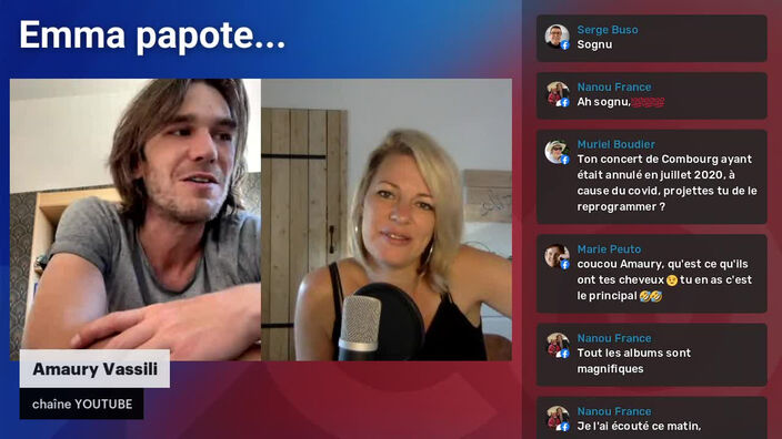 Emma papote avec Amaury VASSILI, Ténor
