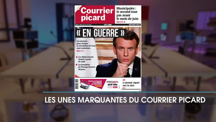 Les Unes marquantes du Courrier picard