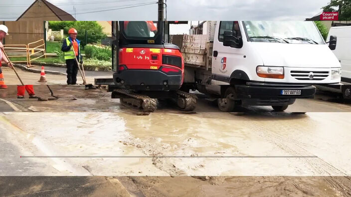 Inondation à Venette (Oise) jeudi 3 et vendredi 4 juin 2021