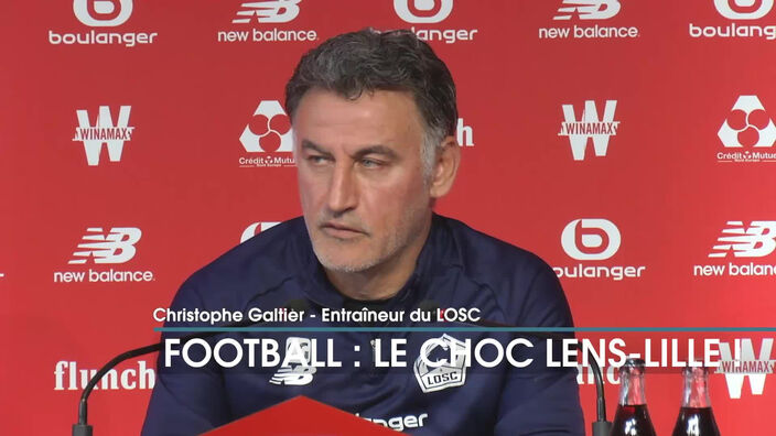 Derby : RC Lens contre le LOSC ce soir à 21h : l'interview de Christophe Galtier