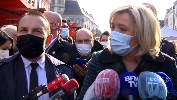 Marine Le Pen à Avesnes-sur-Helpe : "Année après année, la confiance dans le RN se renforce dans la région"